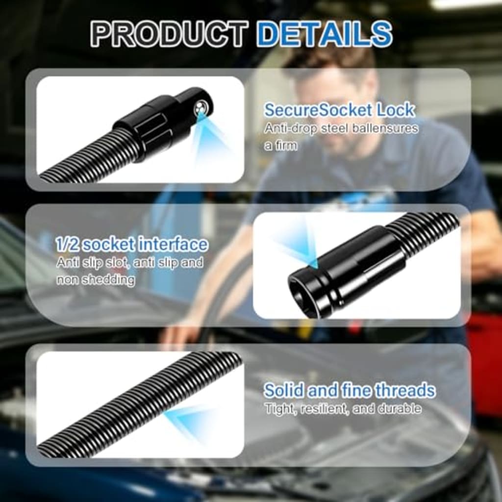 Flexible Socket Extender for Tight Spaces