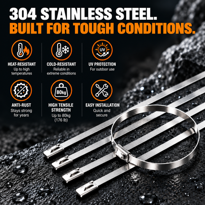Goodigo Tools™ Stainless Steel Zip Tie Tool Kit