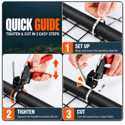 Stainless Steel Zip Tie Gun — Tool Only