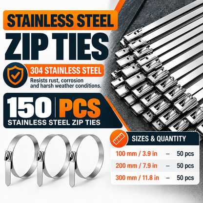 Goodigo Tools™ Stainless Steel Zip Tie Tool Kit